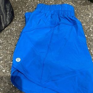 Lululemon look alike shorts bright blue size 10